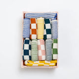 Sophie Home | Reusable Check Dishcloths | Citrus
