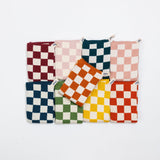 Sophie Home | Reusable Check Dishcloths | Mustard