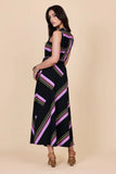 Frock Me Out | Roller Dress | Black Retro Stripe
