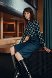 Frock Me Out | Half Moon Mock Neck Top