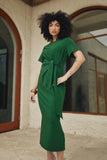 Frock Me Out | Tie Waist Dress | Green
