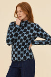 Frock Me Out | Half Moon Mock Neck Top