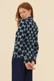 Frock Me Out | Half Moon Mock Neck Top