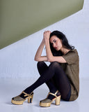 Tightology | Herringbone Merino Wool Tights | Black