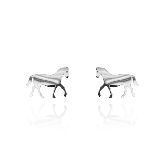 Originals Lab | Silver Horse Stud Earrings