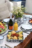 Crow Canyon | Splatter Enamelware | Brownie Tray | Turquoise