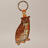 Ark Colour Design | Nocturnal Owl Key Fob | Burnt Orange