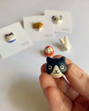 Uki | Ceramic Pin | Cat