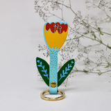 Ark Colour Design | Tulip Key Fob | Turquoise