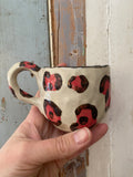 Katie Jacobs | Leopard Cup | Cherry Red