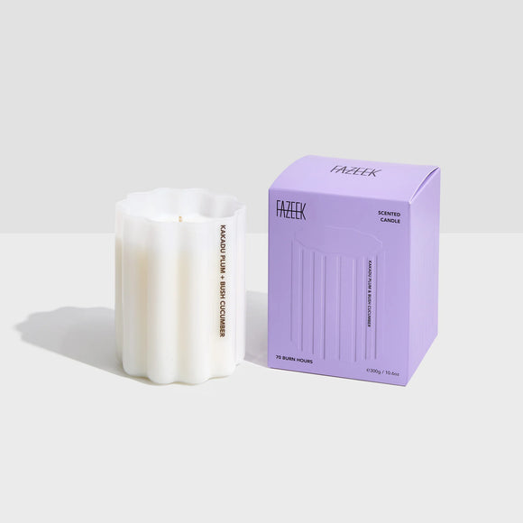 Fazeek | Handmade Soy Wave Candle Kakadu Plum + Bush Cucumber