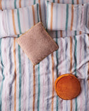 Kip & Co | Velvet Pea Cushion | Marmalade