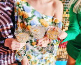 Kip & Co | Party Speckle Coupe Glass 2 piece Set