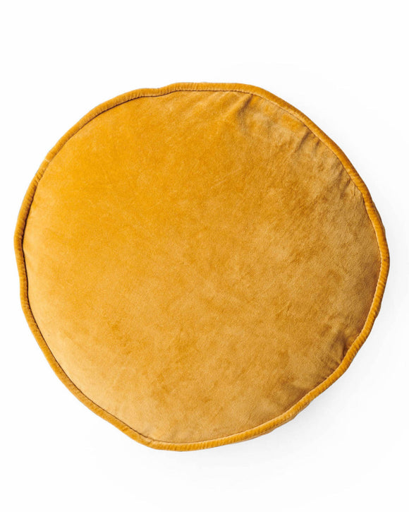 Kip & Co | Velvet Pea Cushion | Pecan