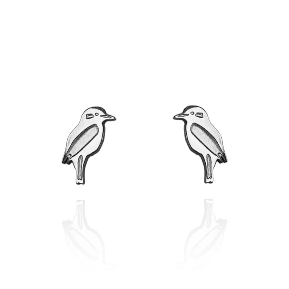 Originals Lab | Silver Kookaburra Stud Earrings