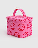 Baggu | Large Cosmetic Case | Pink Azalea Happy