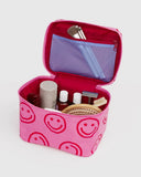 Baggu | Large Cosmetic Case | Pink Azalea Happy