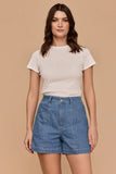 Frock Me Out | Denim High Waist Shorts