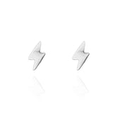 Originals Lab | Silver Lightning Bolt Stud Earrings