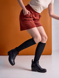 Tightology | Long Rib Merino Wool Socks | Charcoal