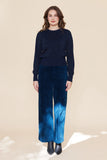 Frock Me Out | Long Sleeve Lurex Knit Jumper | Navy
