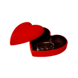 DOIY | LOVE Velvet Storage Box REd