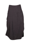 Olga de Polga | Milwaukee Fiesta Skirt Charcoal | Slub Linen