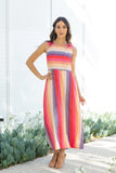 Frock Me Out | Sleeveless Shapeshifter Maxi Dress | Miami Stripe