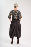 Olga de Polga | Milwaukee Fiesta Skirt Charcoal | Slub Linen