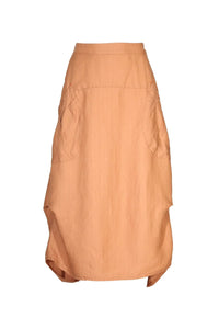 Olga de Polga | Milwaukee Solenne Skirt | Caramel Linen