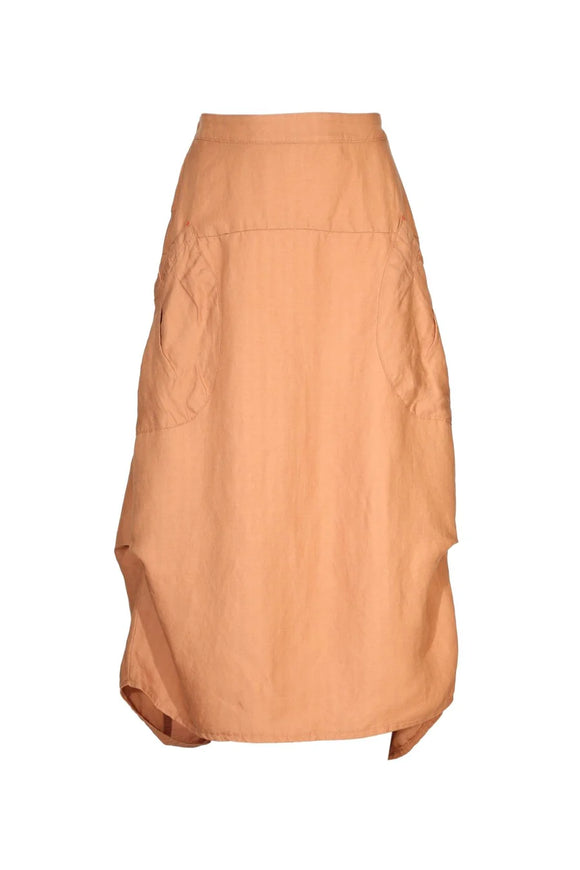 Olga de Polga | Milwaukee Solenne Skirt | Caramel Linen