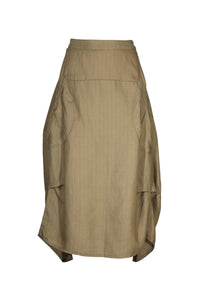 Olga de Polga | Milwaukee Solenne Skirt | Khaki Linen