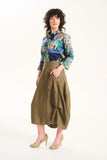 Olga de Polga | Milwaukee Solenne Skirt | Khaki Linen