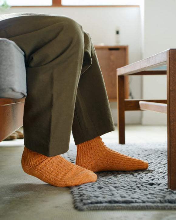Boston Hemp Ribbed Sock | Nishiguchi Kutsushita