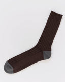 Nishiguchi Kutsushuita | Boston Ribbed Cotton Boot Socks