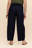 Frock Me Out | Barrel Leg Jeans | Dark Denim