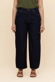 Frock Me Out | Barrel Leg Jeans | Dark Denim