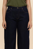 Frock Me Out | Barrel Leg Jeans | Dark Denim