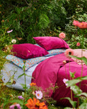 Kip & Co | Ocean Velvet Quilt Cover | Anemone