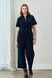 Frock Me Out | Freestyler Jumpsuit | Petrol Velvet