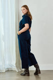 Frock Me Out | Freestyler Jumpsuit | Petrol Velvet