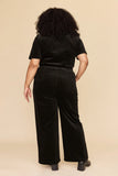 Frock Me Out | Freestyler Jumpsuit | Black Velvet