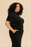 Frock Me Out | Freestyler Jumpsuit | Black Velvet