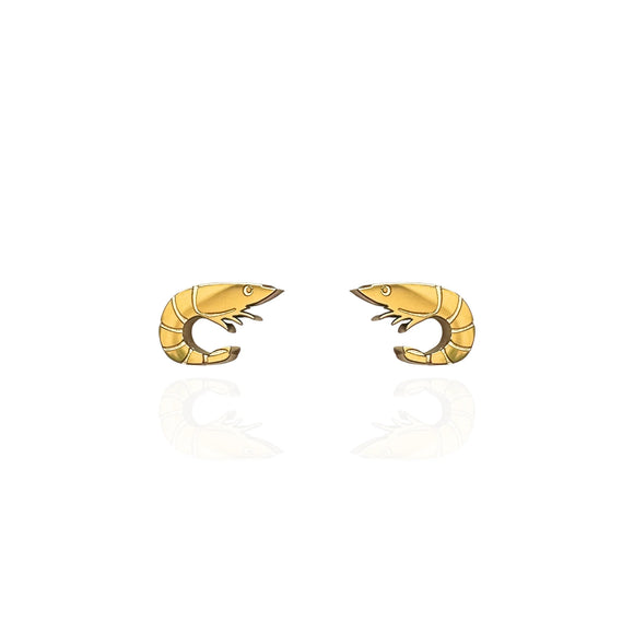 Originals Lab | Gold Prawn Stud Earrings