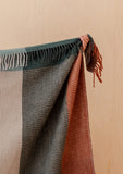 TBco | Recycled Wool Blanket in Green Waffle Block