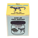 Rex London | Glass Jar Pencil Sharpener | Dinosaurs
