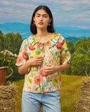 Togetherness | Ritta Blouse | Flowers at the gate