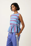 Nancybird | Simpson Top | Raspberry Stripe