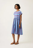 Nancybird | Tathra Dress | Raspberry Stripe