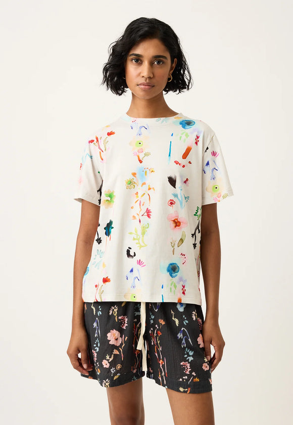 Nancybird | Apollo Tee | Watercolour Cream